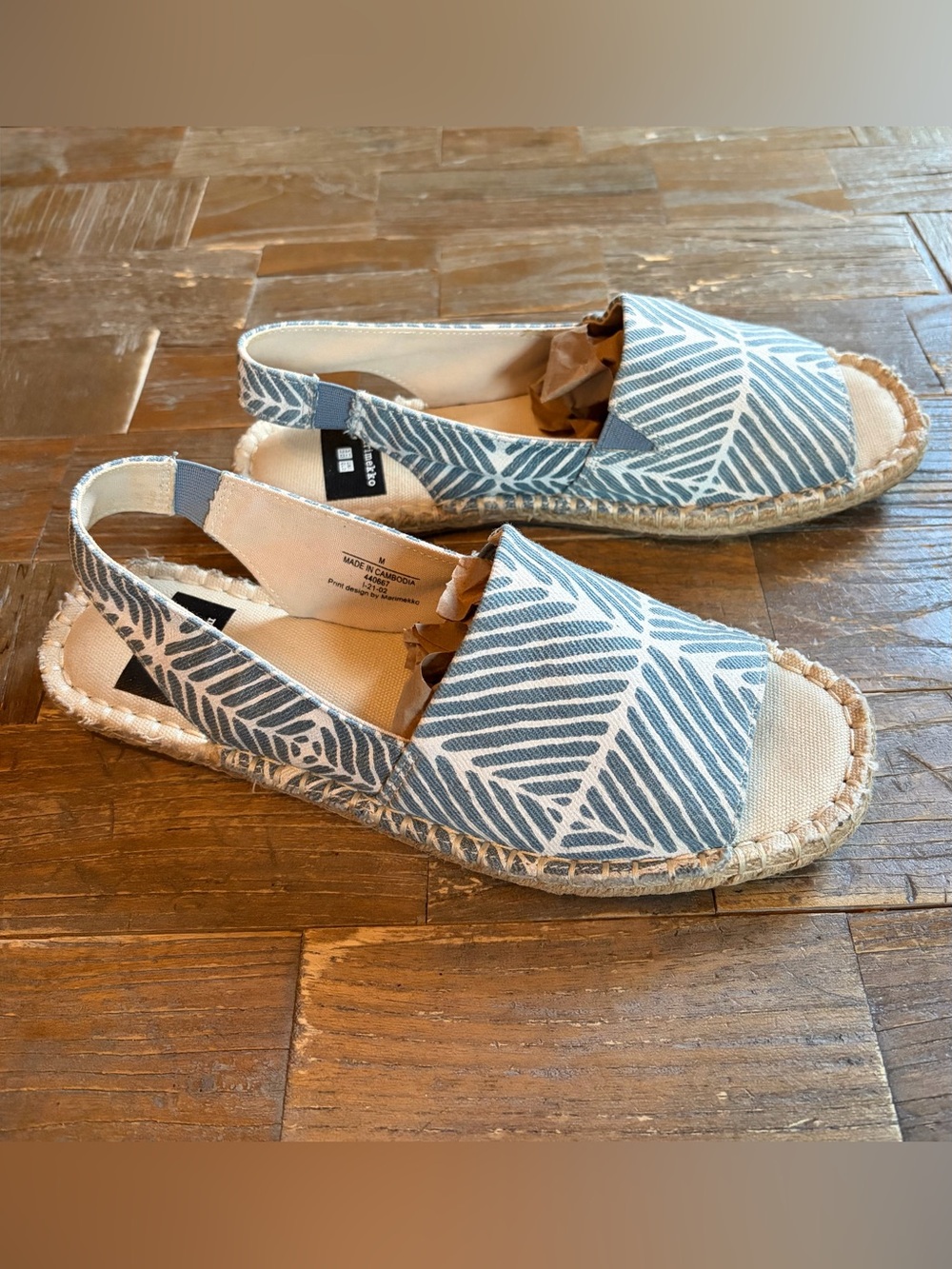 Uniqlo Marimekko Collab Espadrille Sandals View 6